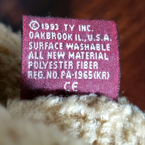 Vintage 1993 Ty Camel 'Lawrence'--Attic Treasures Collection Plush - Picture 6 of 6